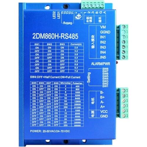 Integrated Stepper Motor Controller 57/86 Stepper Motor Driver RS485 Communication