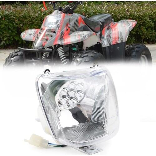 Chinese ATV Quad Dirt Bike LYD Head Light Headlight w/ Bulb Wiring 50cc 70cc 90cc 110cc SUNL COOLSTER TAOTAO