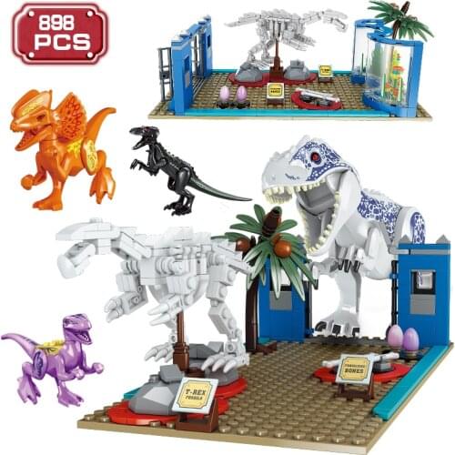 Technical Animal Enlighten Bricks Building Blocks MOC Expert Dinosaur Animal World Park DIY Assembly Bricks Toys for Boys Gifts