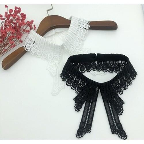 Minimalist Polyester Women Detachable Fake Collar False Half Shirt Blouse for Womens Girls Clothing Accessories 066F