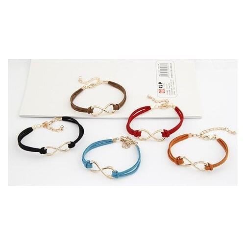 Fashion Jewelry Vintage Gold Unlimited 8 Fonts Mixed Leather Charms Bracelet Bangle For Women DIY Jewelry Findings 10pcs Z1828