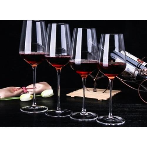 2in1 Large Crystal Glass Wine Goblet pb-free Classic Wine Glasses Cups Shot Wedding Birthday Housewarming Gift Set