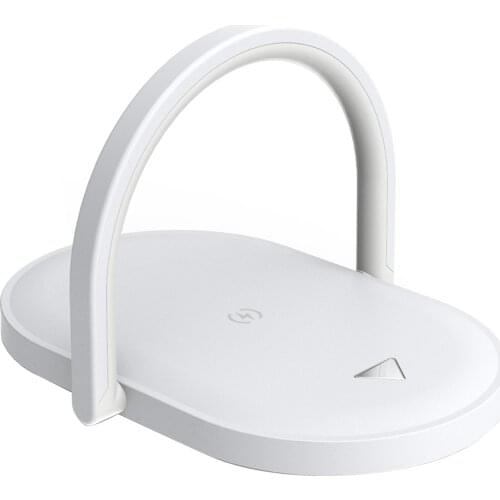 3 in 1 Desk Lamp 15W Fast Wireless Charger Smart Table Bedside Lamp With Phone Holder for Bedroom Living Room