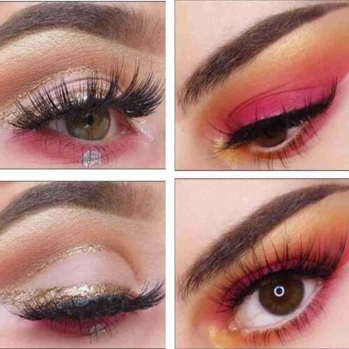 Natural Thick Imitation Mink False Eyelashes Applicable All Kinds Of Skin Reusable Handmade Makeup Beauty Extension Lashes Tools