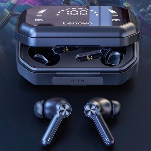 For Lenovo LP3Pro TWS Fone Bluetooth Earbuds LED Power Display Noise Reduction Portable Touch Control In-ear Earphones for Sport