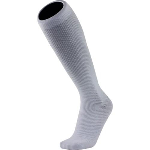 2Pairs/Lot Men Women Below Knee Socks Leg Open Toed Support Slimming Autumn Compression Cycling Running Long Sport