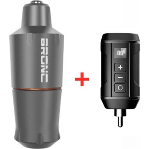 New Arrival Mini Wireless Power Machine Kit Include Bronc-V9 Rotary Pen Swiss Motor With 1800mA/h Wireless Power