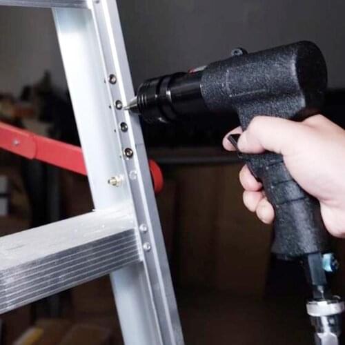 M3/M4/M5/M6/M8/M10/M12 Pneumatic Rivet Nut Guns with Automatic Locking Design Pneumatic Pull Setter Air Rivets Nut Gun