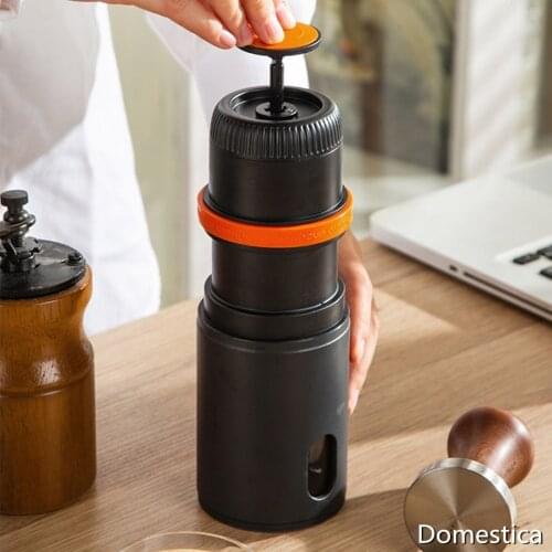 Hand Press Coffee Machine Small Home Semi-Automatic Outdoor Hand Press Espresso Coffee Maker Manual Capsule Coffee Machine