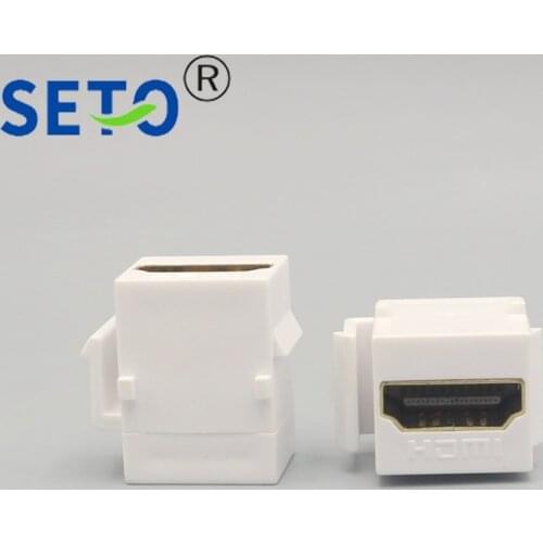 SeTo HDMI Clasp type Module Free Welding Connector Keystone For Wall Plate Socket