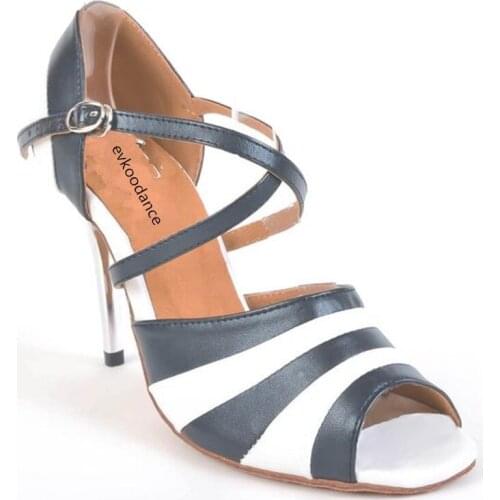 Practice Women Latin Shoes Metal Heeled 7cm Latin Salsa Ballroom Dance Shoes Ladies Party Dance Shoes Women Latin Shoes Women