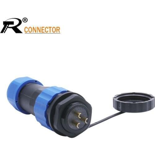 10pcs IP68 SP20 Waterproof Aviation Connector Back Nut 1/2/3/4/5/6/7/9/10/12/14 pin Male&Female Plugs for Sockets Panel