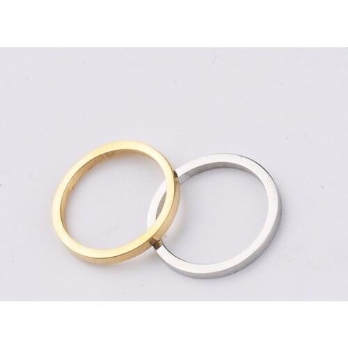 10Pcs Fashion Simple Gold/Silver Circle Charms for Jewelry Making DIY Bracelets Necklaces Connector Charms Accessories 15MM