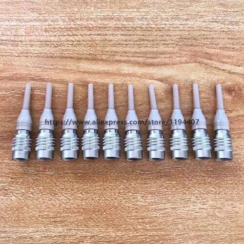 10pcs XLR 4 Pin Male Plug MIC Microphone Audio Cable Connector fit for Audio-Technica type