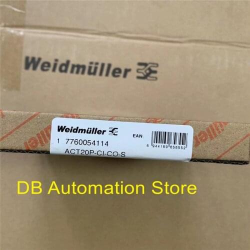 100% original sealed WEIDMUELLER Signal converter/isolator ACT20P-CI-CO-S - 7760054114