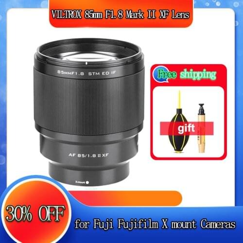 2020 NEW VILTROX 85mm F1.8 Mark II XF Lens Auto Focus AF Portrait Lens for X mount XT3 X-H1 XT20 XT30 XT4 Fuji Fujifilm Cameras