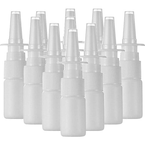 50pcs plastic bottle nasal spray bottle 15ml throat Oral spray bottles container nasal pump bottles packaging