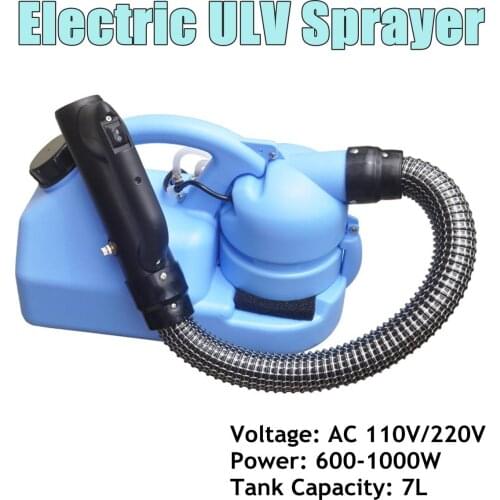 7L Electric Cold Fogging Machine ULV Fogger ULV Ultra Low Capacity Knapsack Electric Sprayer Disinfection Machine