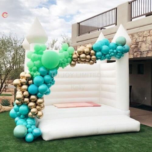 Free Door Shipping 3x3m commercial wedding bounce house inflatable moonwalk jumper
