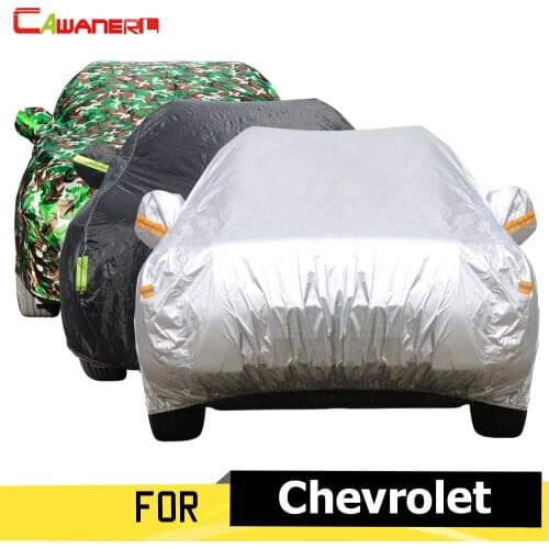 Cawanerl SUV Car Cover Sun Snow Rain Protector Cover Suit For Chevrolet Spin Traverse Uplander Astro Equinox Tahoe Epica Blazer