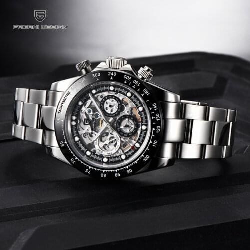 PAGANI DESIGN 2021 Mens Watches Automatic Watch For Men Mechanical Wristwatches Stainless Steel Waterproof Sapphire Montre Homme