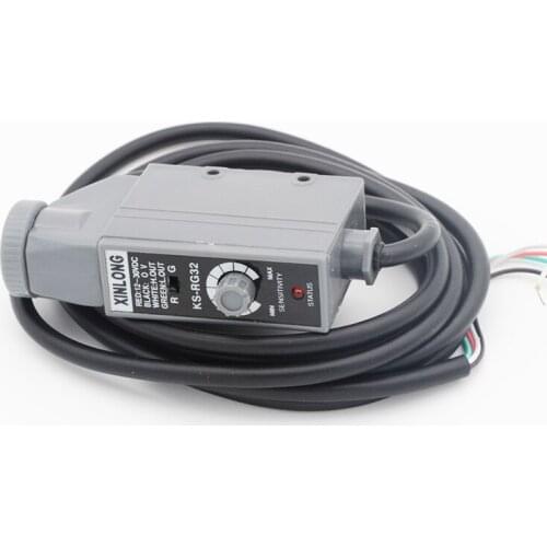 XINLONG color sensor KS-RG32 photoelectric eye KS-WG32 photoelectric switch packaging rectification positioning tracking sensor