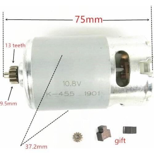 13 Teeth Motor 10.8V 12V Replace for BOSCH GSR10.8-2-LI GSR12-2-LI GSR10.8V-LI GSR120-LI PS21 GSR10.8V-LI-2 RS550VC-8518 8022
