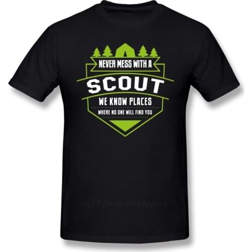 Boy Scout T Shirt Scout Leader T-Shirt Oversized Streetwear Tee Shirt Funny Graphic Male Short Sleeves 100% Cotton Tshirt