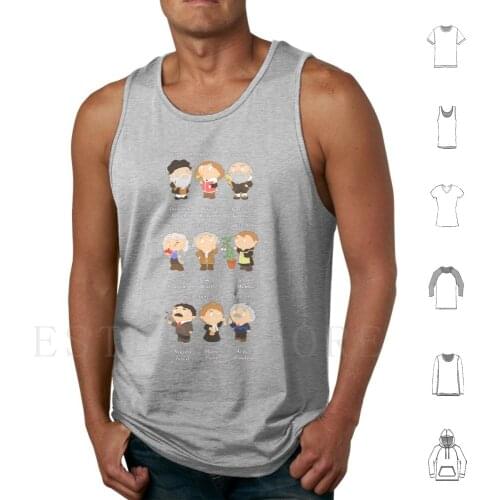 Science Tank Tops Vest Cotton Science And Inventors Leonardo Da Vinci Copernicus Copernico Galileo Galilei Newton James Watt