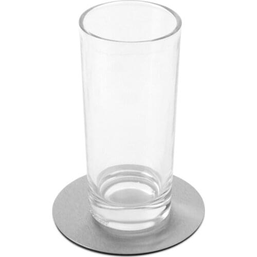 Newest design desk set Decor Mug Bottle round Pad Coffee Placemat for your home/hotel/office in grey colour Aluminum cup holder