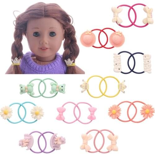 New Pattern Fashion Cute Hair Hoop Fit 18 Inch American&43cm Baby New Born Doll Clothes Accessories,Girls Toys