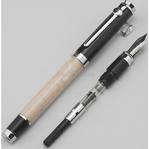 Duke Celluloid Pink Fountain Pen Exquisite Quicksand Leonardo Da Vinci Medium Nib Quality Gift Pen Office & Home Supplies