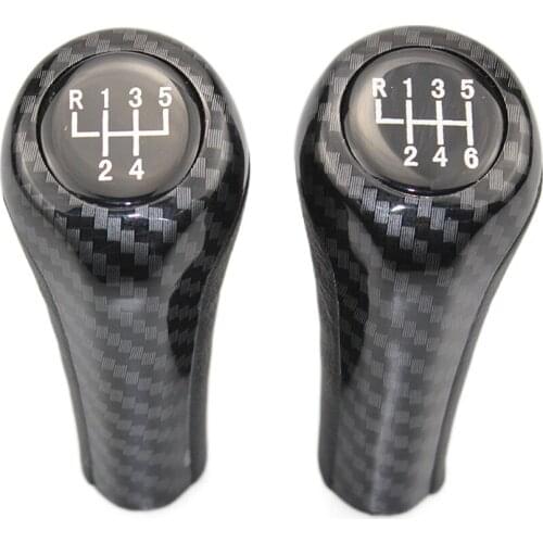 Carbon Fiber Gear Shift Knob For BMW 1 3 5 6 Series E30 E32 E34 E36 E38 E39 E46 E53 E60 E61 E63 E81 E82 E83 E84 E87 E90 E91 E92