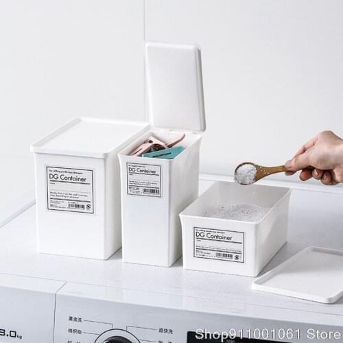 Washing Beads Washing Powder Replacement Box Small Storage Finishing Box Washing Powder Storage Box Portable Large Plastic