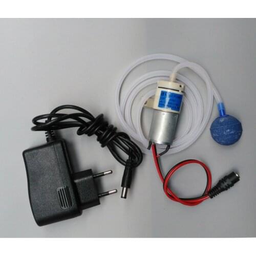Old 370 set, 6-12 v mini air pump, fish tank mute increasing oxygen pump