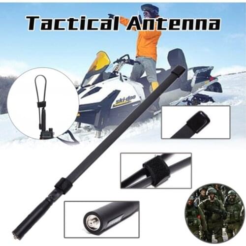 Tactical Antenna SMA-Female Dual Band VHF UHF 144/430Mhz For Baofeng UV-5R/82