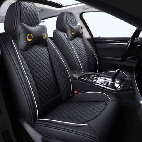ZHOUSHENGLEE Universal Car Seat covers for Skoda all models fabia octavia rapid superb kodiaq yeti car styling auto accessories