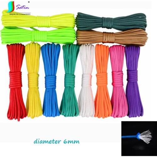 Bundled/outdoor Dried Clothes/baby Swing Material Colorful Anti-sun and Anti Rain diameter 5mm Polyester Rope 10 Meters S0514L