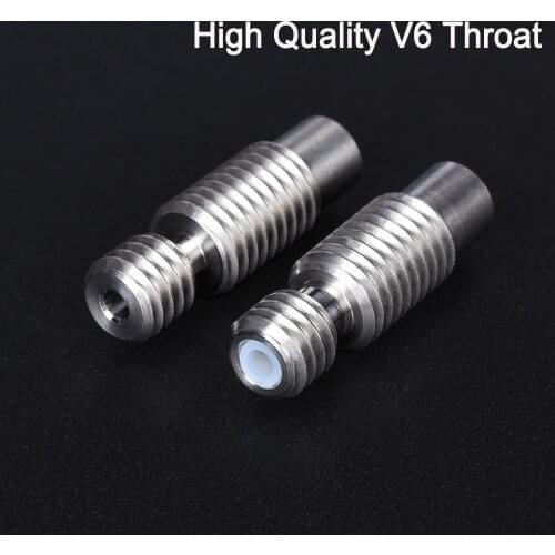 3D V6 Throat 3D Printer Parts Heat Break Stainless Steel Teflonto All Metal Hotend J-head Extruder 1.75MM For E3D V6 Throat