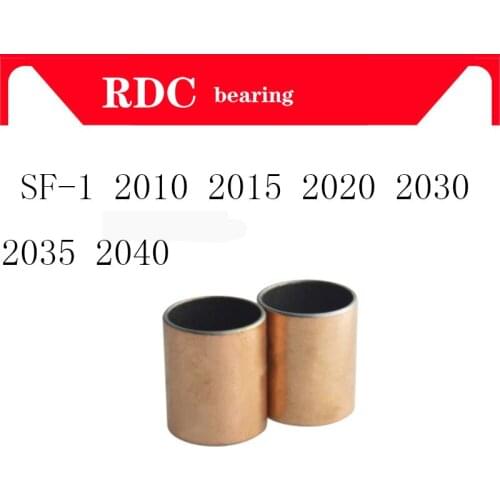 Free shipping 10Pcs SF-1 2010 2015 2020 2030 2035 2040 High quality Self Lubricating Composite Bearing Bushing Sleeve 20*23*20mm