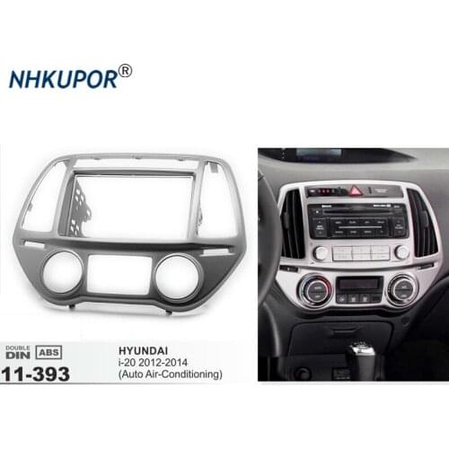 11-393 Car Radio Fascia for HYUNDAI i-20 (Auto Air-Conditioning) Stereo Fascia Dash CD Trim Installation Frame Kit