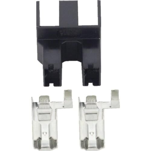 2 pin flag jacket jacket with car connector terminals DJ7029C-6.3-21 2P