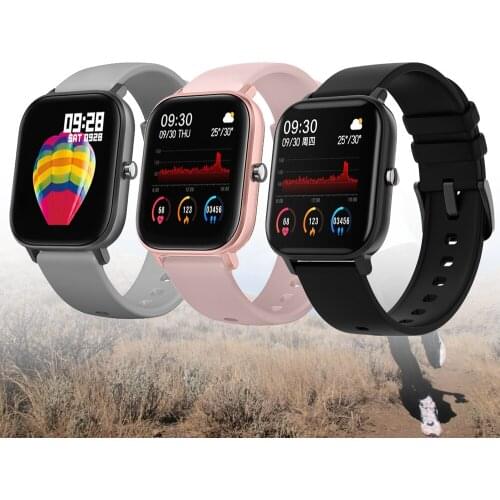 2021 Sport Fitness Tracker Smart Watch Men Women Bracelet 1.4 inch Full Touch SmartWatch Heart Rate Monitor Weather Sport Watch