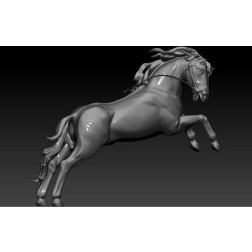 3d model relief for cnc in STL file format horse_1