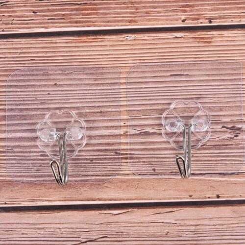 5pcs 1pc Strong Clear Suction Cup Sucker Wall Hooks Hanger For Kitchen Bathroom Or Kitchen Bathroom Wall Hooks 6*6cm