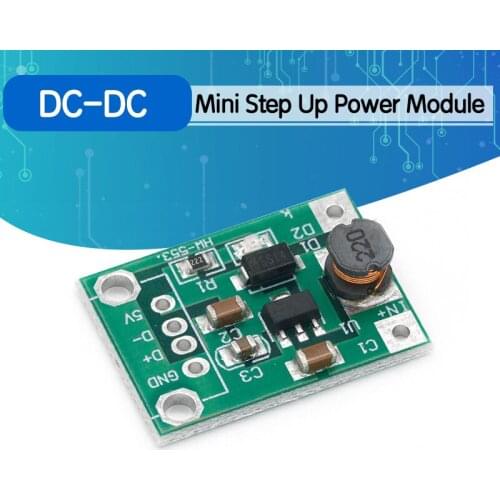 5PCS DC-DC Boost Converter Step Up Module 1-5V to 5V 500mA Power Module voltage converter