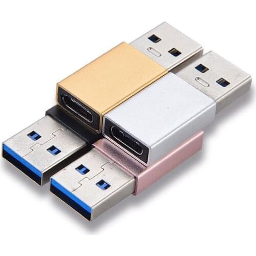 USB C to USB Adapter USB Type C Female to USB 3.0 Male Connector Converter High Speed Certified Cell Phone Accessories
