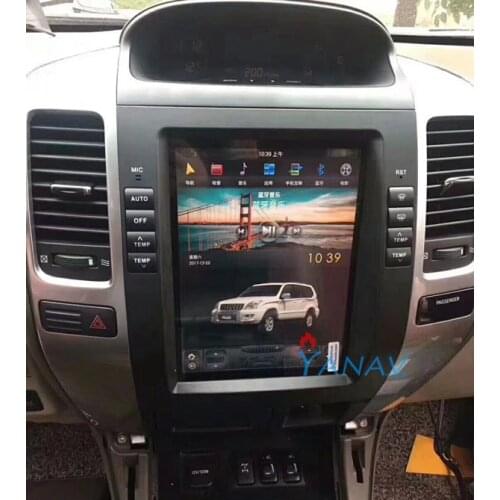 Vertical screen Car stereo GPS navigation for-Toyota land cruiser prado 120 2002-2009 Android head unit car radio multimedia