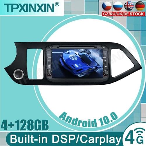 Car Android Gps Navigation Player For 2011 2012 2013 2014 KIA PICANTO Morning Radio Multimedia Stereo WiFi 4GB 64GB 8 CORE IPS