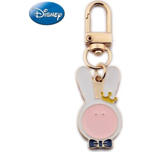 Disney Wireless Bluetooth-compatible Earphone Keychain Cute Bunny Cat Boy Pendant